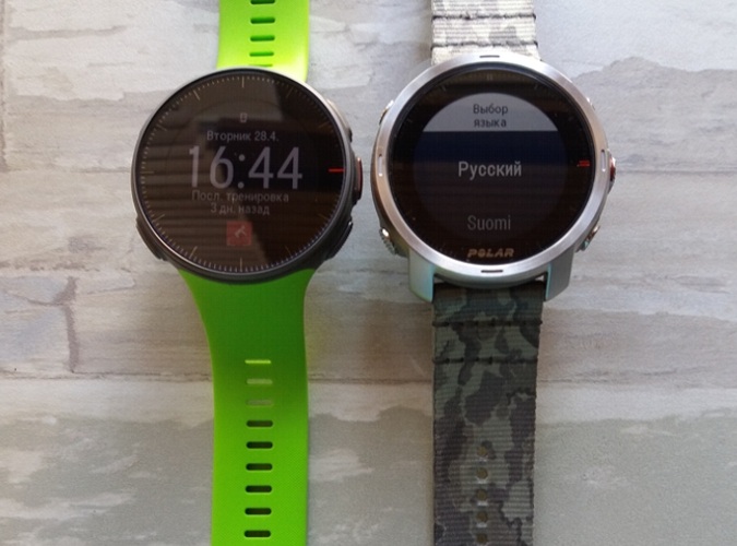 Polar Grit X и Polar Vantage V