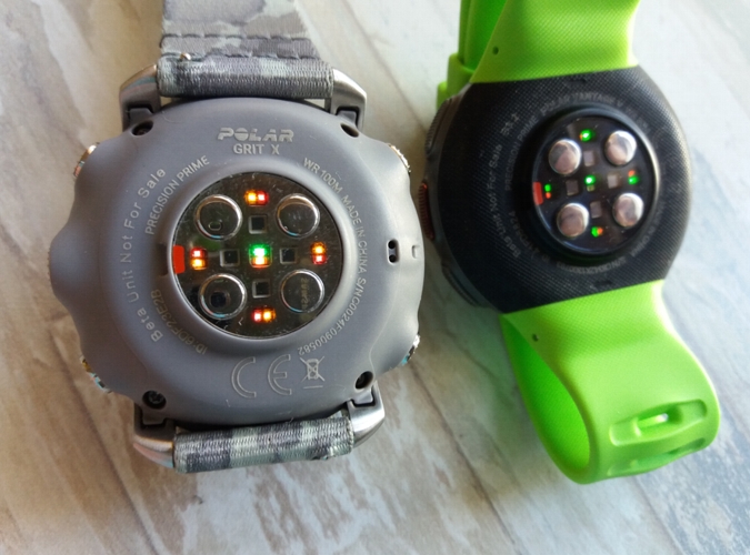 Оптические датчики Polar Grit X и Vantage V
