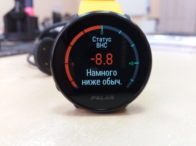 Polar Ignite статус ВНС с низкой оценкой