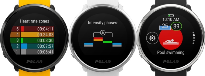 дизайн монитора Polar Ignite три цвета
